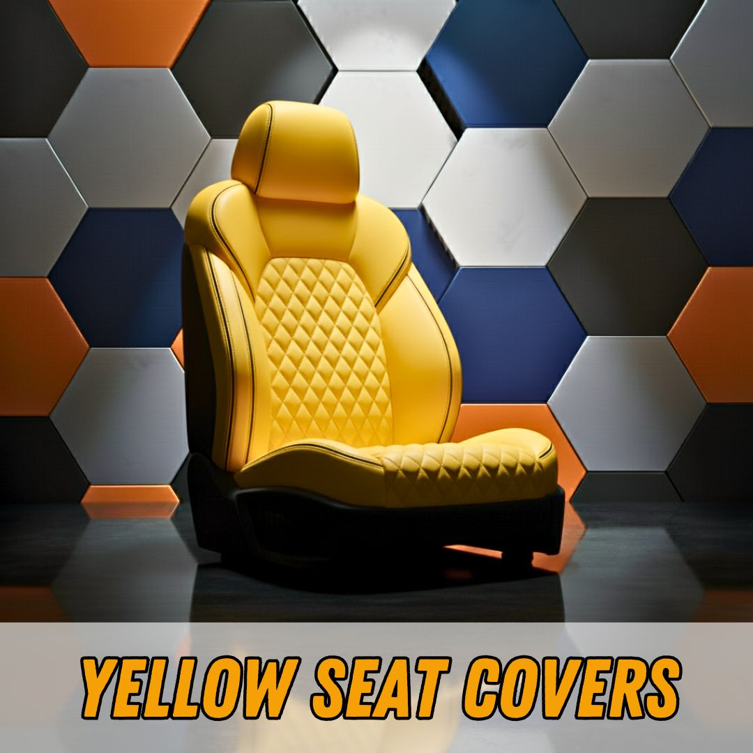 Yellow seat covers