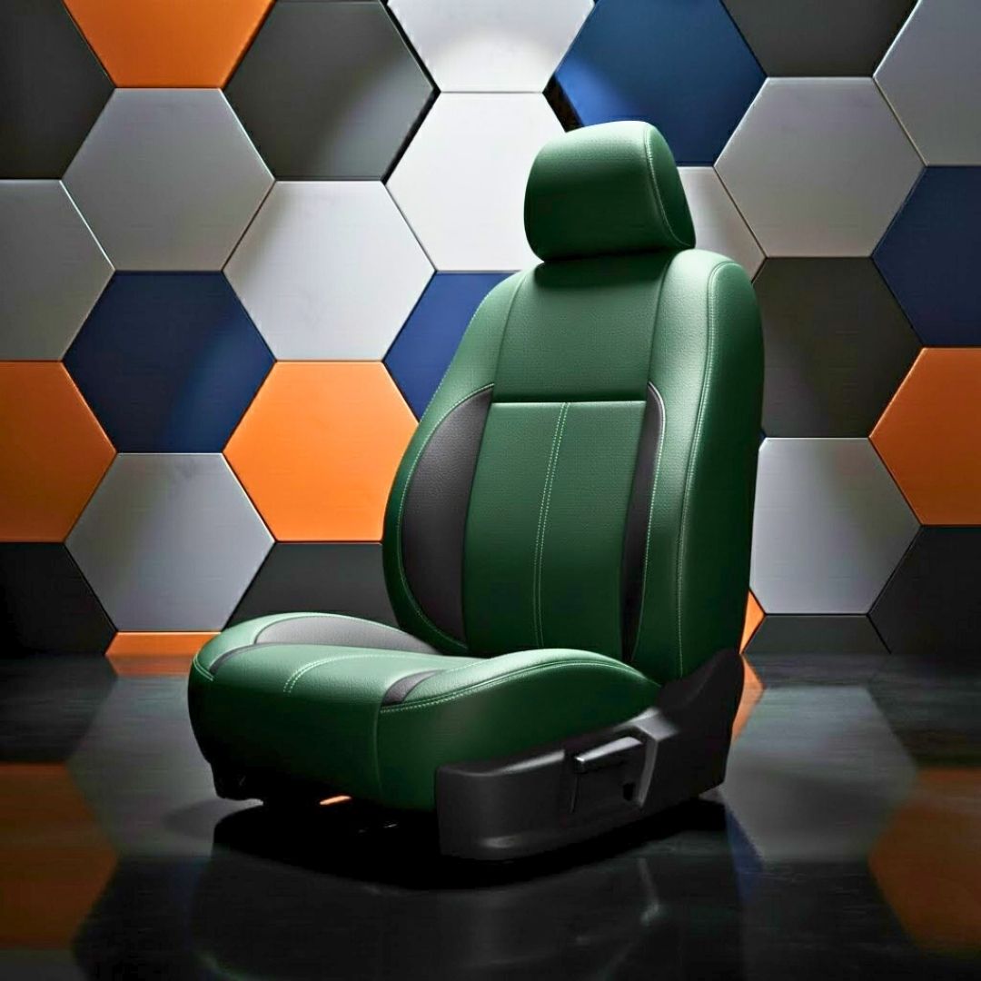 Green seat covers
