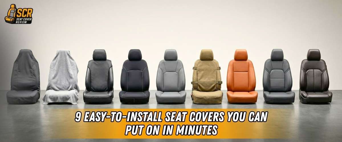 9 Easy-to-Install Seat Covers You Can Put On in Minutes