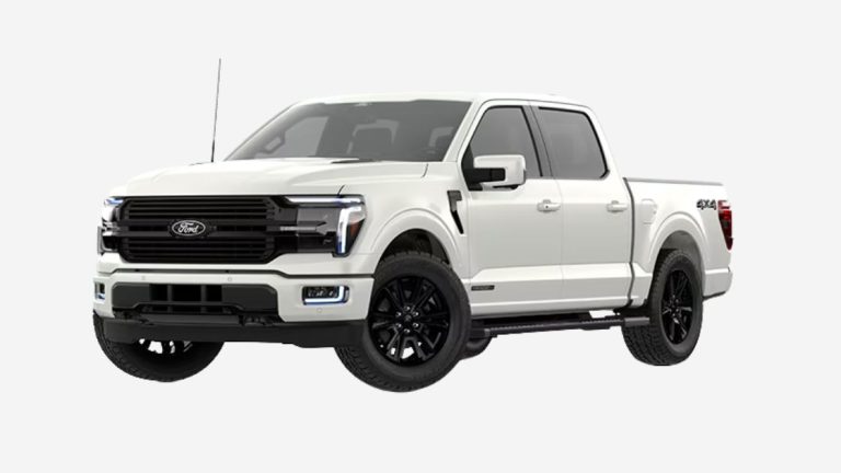 Custom-fit seat cover for the Ford F-150 showing precise front seat coverage with a clean, factory-matched finish
