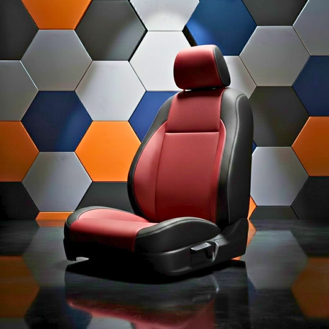 Black & red seat covers