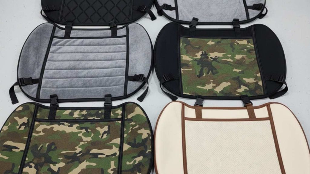 Universal Fit Seat Covers with Structured Panels