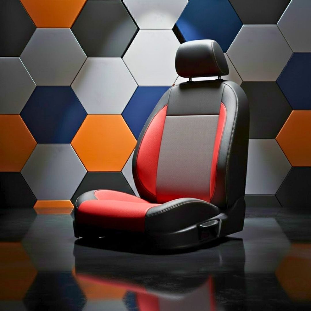 Black & red seat covers