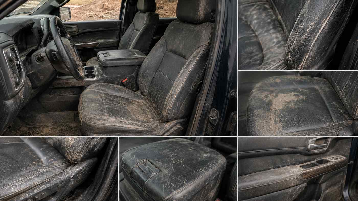Silverado 1500 Trail Boss interior cabin seat wear off-road daily driver owner guide.