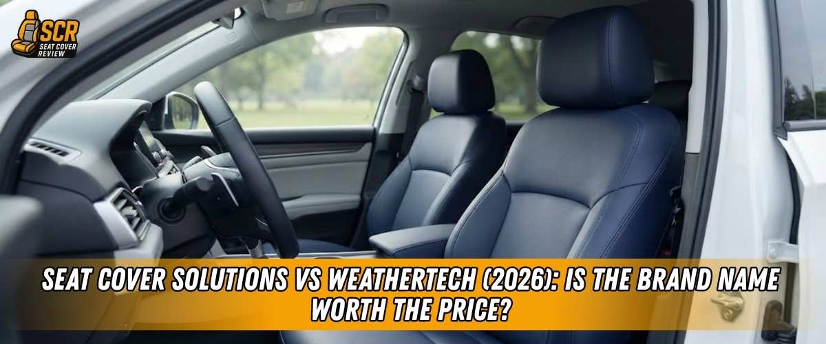 Seat Cover Solutions vs WeatherTech seat covers compared for full coverage, safety, comfort, fit, and value in 2026.