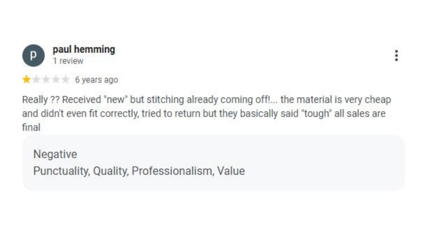 Supreme Seat Covers buyer feedback noting missing features and heat retention issues on faux leather universal covers
