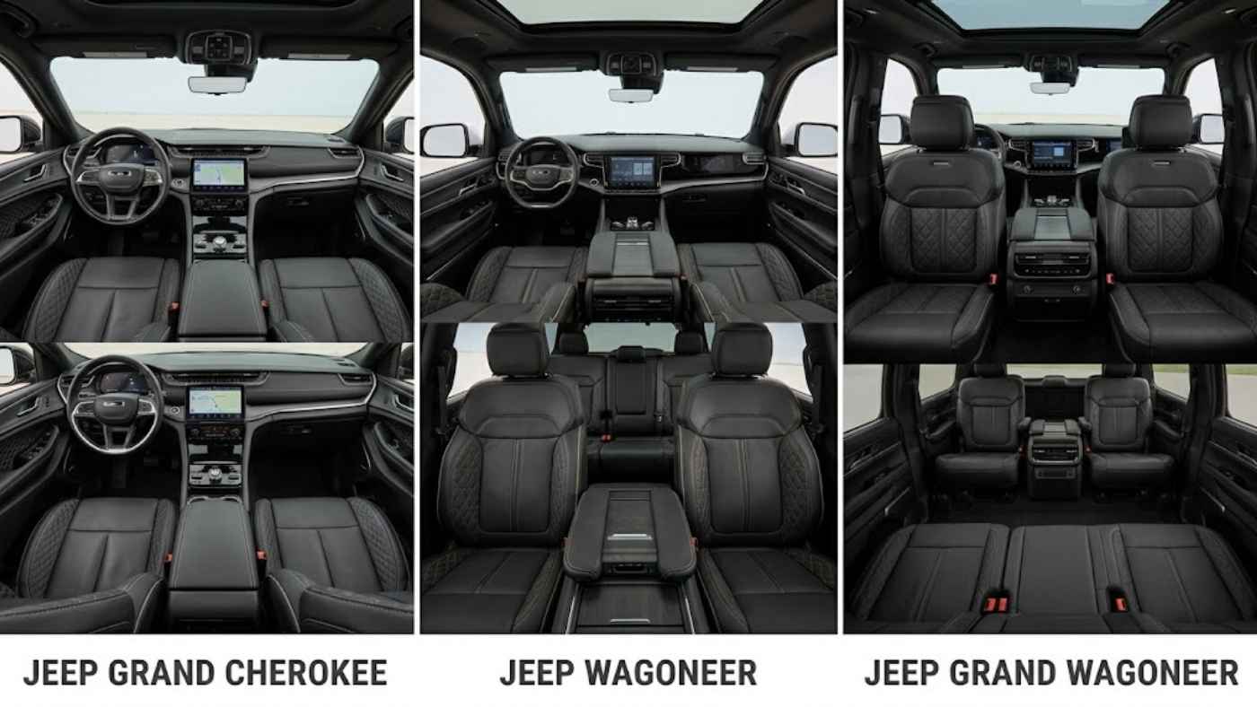 Jeep Grand Cherokee Summit Reserve interior with quilted Palermo leather