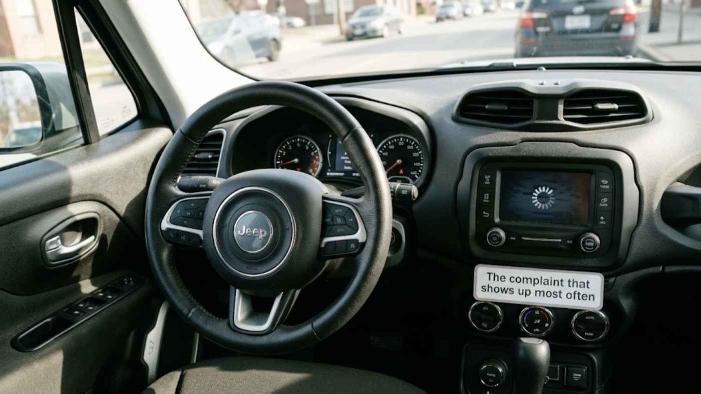 Jeep Renegade cabin showing long term interior wear and reliability